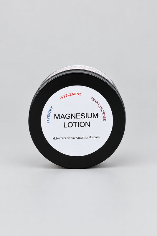 MAGNESIUM LOTION LAVENDER, PEPPERMINT, FRANKINCENSE