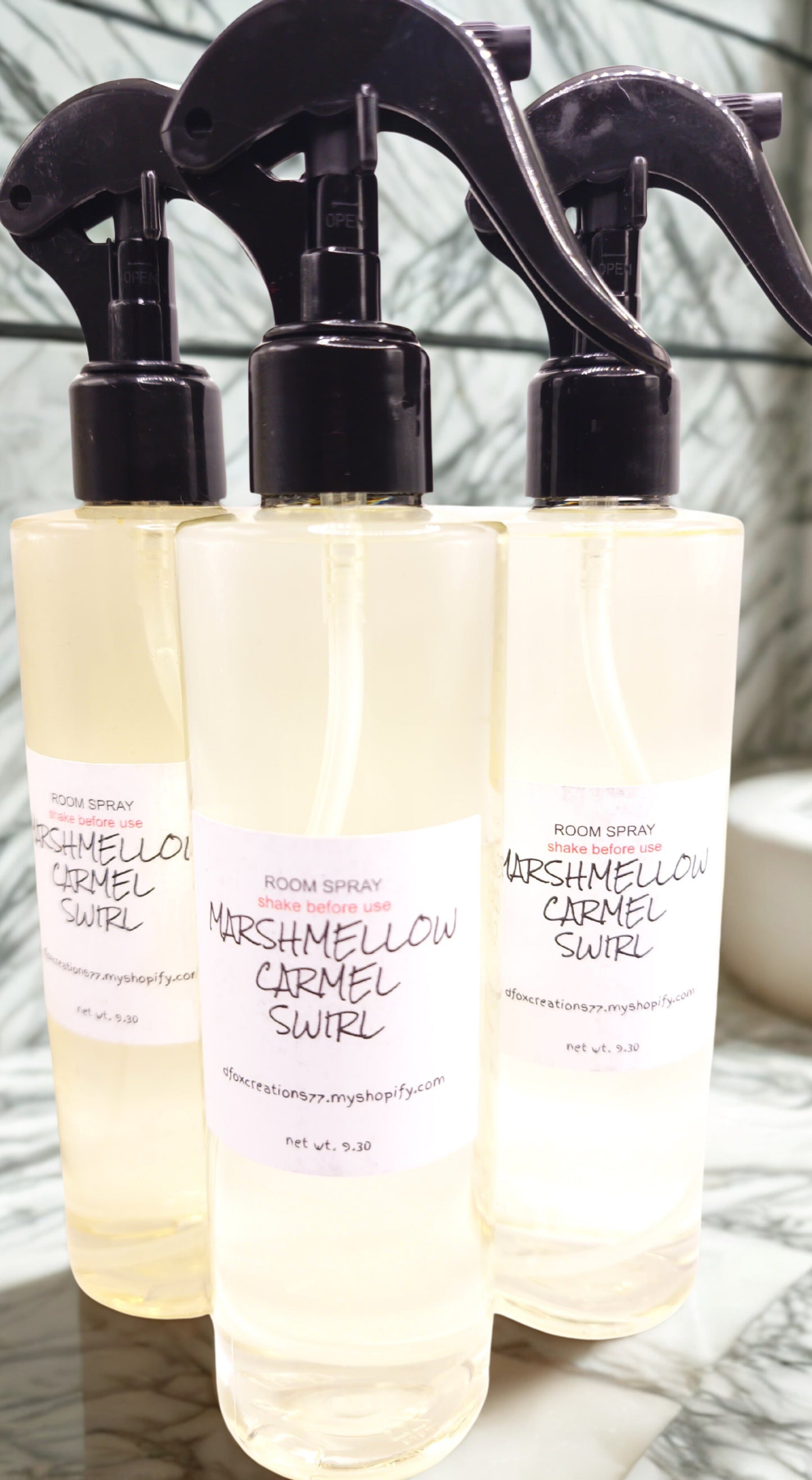 MARSHMELLOW CARMEL SWIRL ROOM SPRAY
