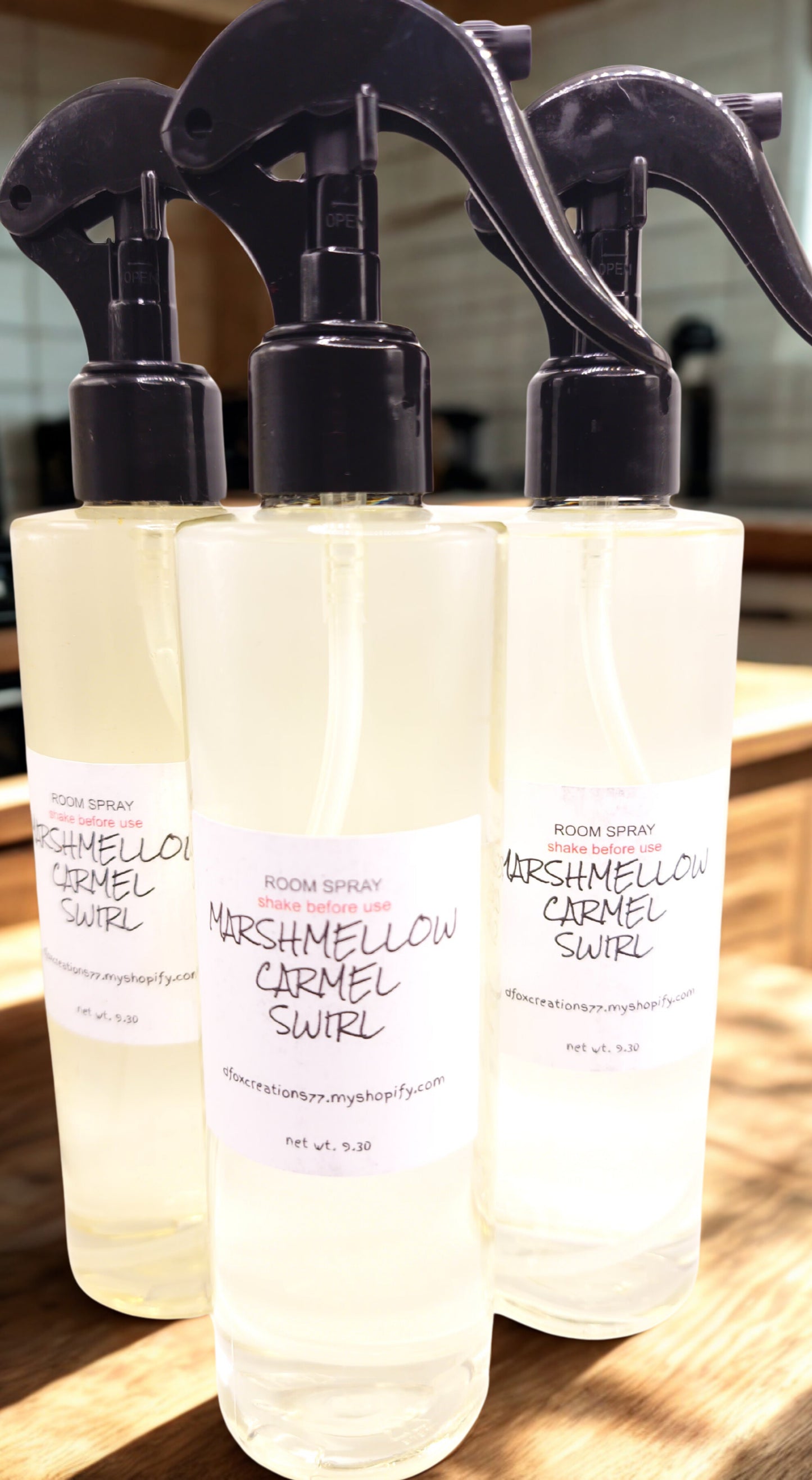 MARSHMELLOW CARMEL SWIRL ROOM SPRAY