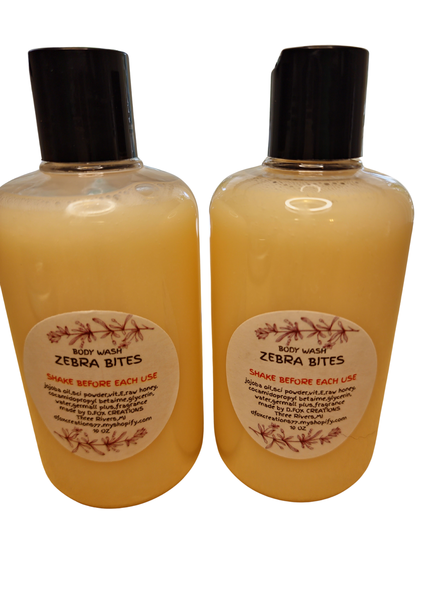 ZEBRA BITES BODY WASH