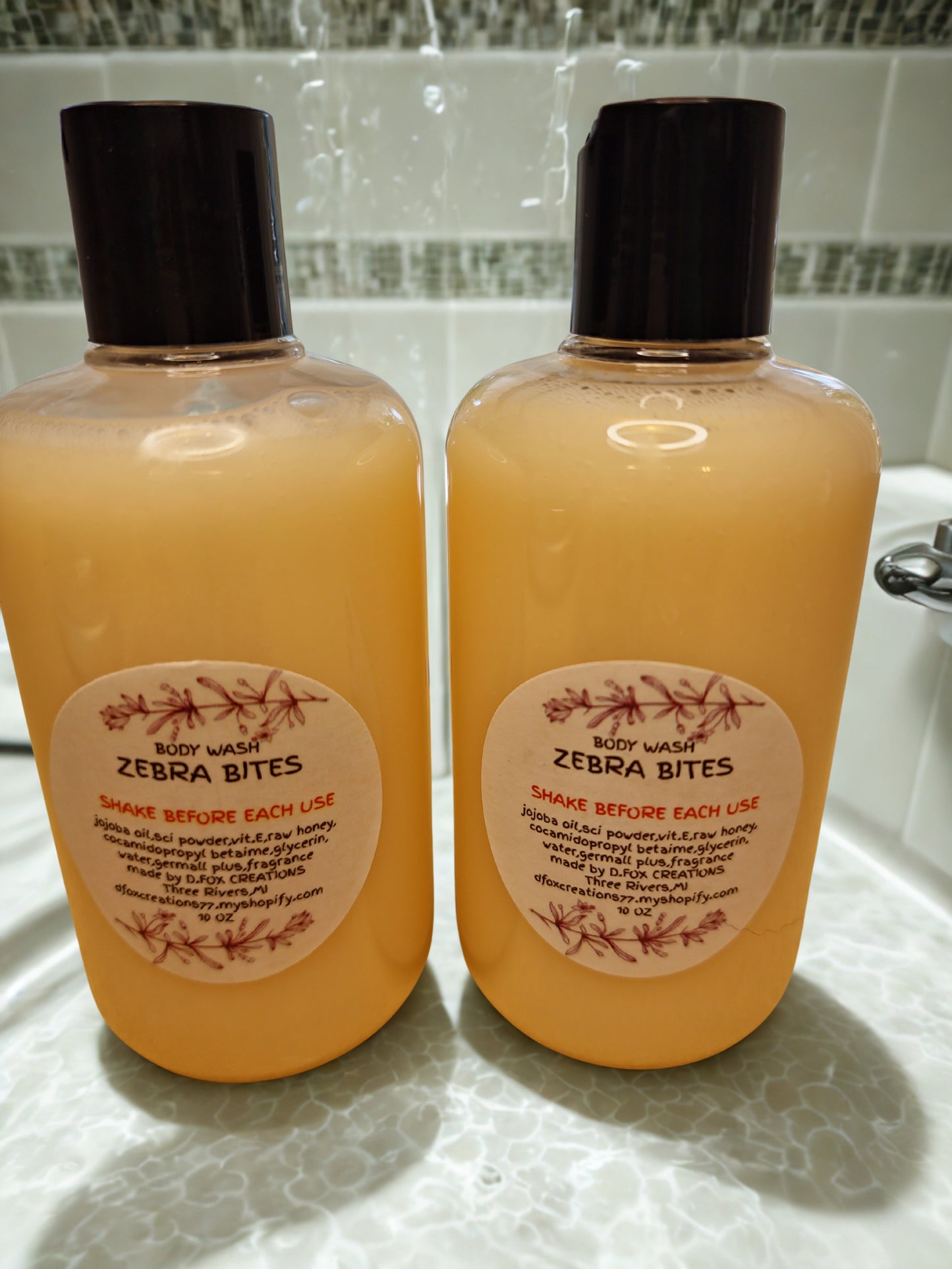 ZEBRA BITES BODY WASH