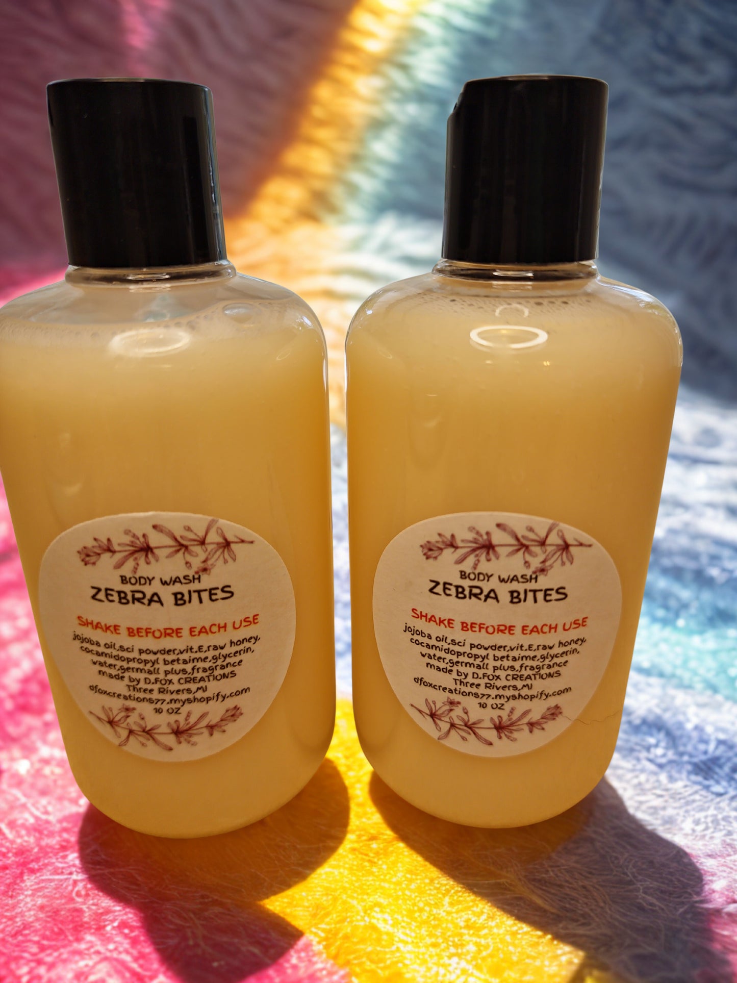 ZEBRA BITES BODY WASH